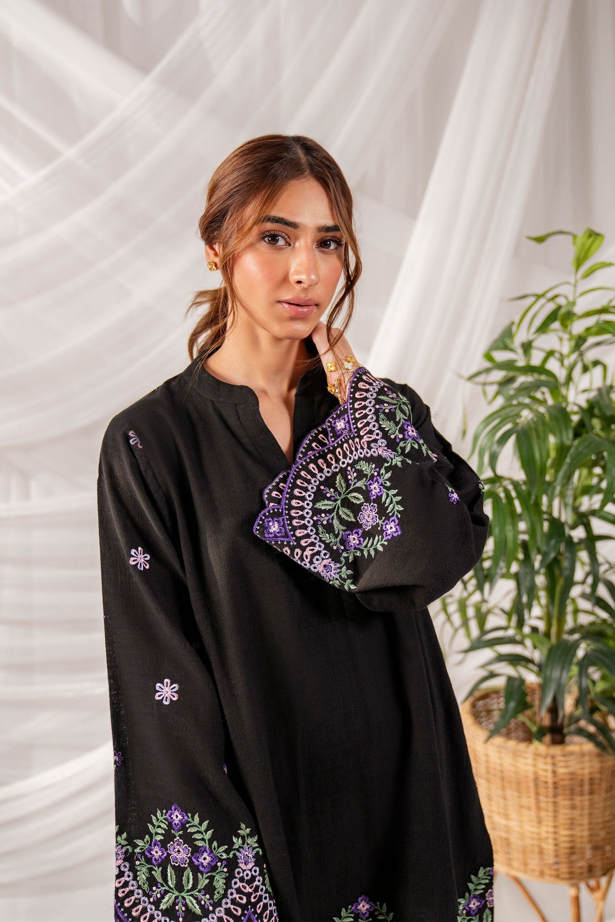 Hana | Khaddar Edit |  Aria by Hana - Designer Dress - Type: Ladies Clothes - Available at Libayah - 100% Original