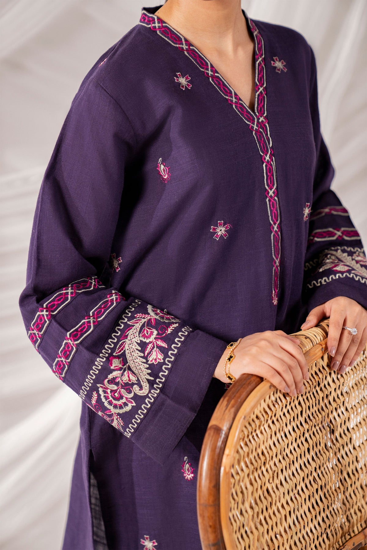 Hana | Khaddar Edit |  Selen by Hana - Designer Dress - Type: Ladies Clothes - Available at Libayah - 100% Original