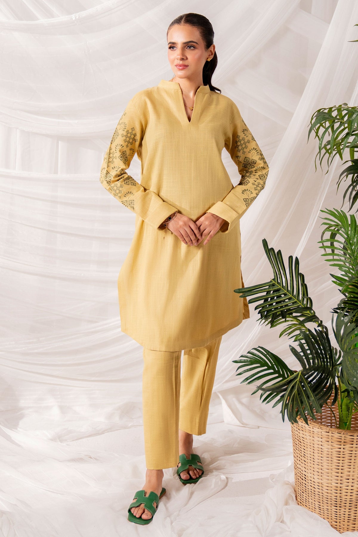 Hana | Khaddar Edit |  Vedat by Hana - Designer Dress - Type: Ladies Clothes - Available at Libayah - 100% Original