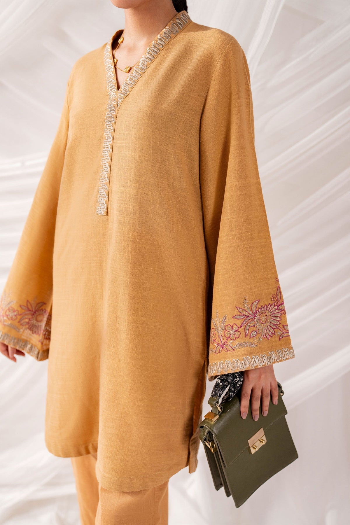 Hana | Khaddar Edit |Ziya by Hana - Designer Dress - Type: Ladies Clothes - Available at Libayah - 100% Original