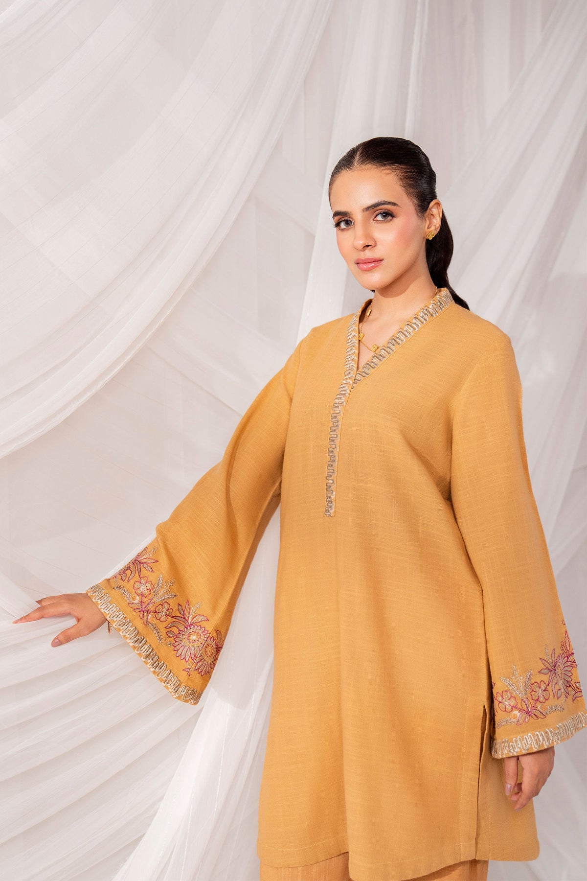 Hana | Khaddar Edit |Ziya by Hana - Designer Dress - Type: Ladies Clothes - Available at Libayah - 100% Original