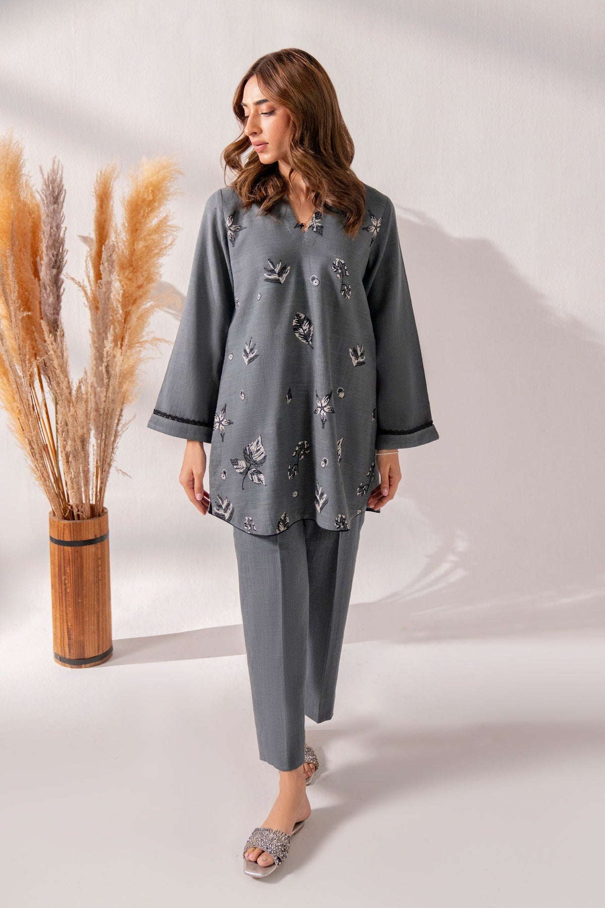 Hana | Khaddar Edit |  Sedefi by Hana - Designer Dress - Type: Ladies Clothes - Available at Libayah - 100% Original