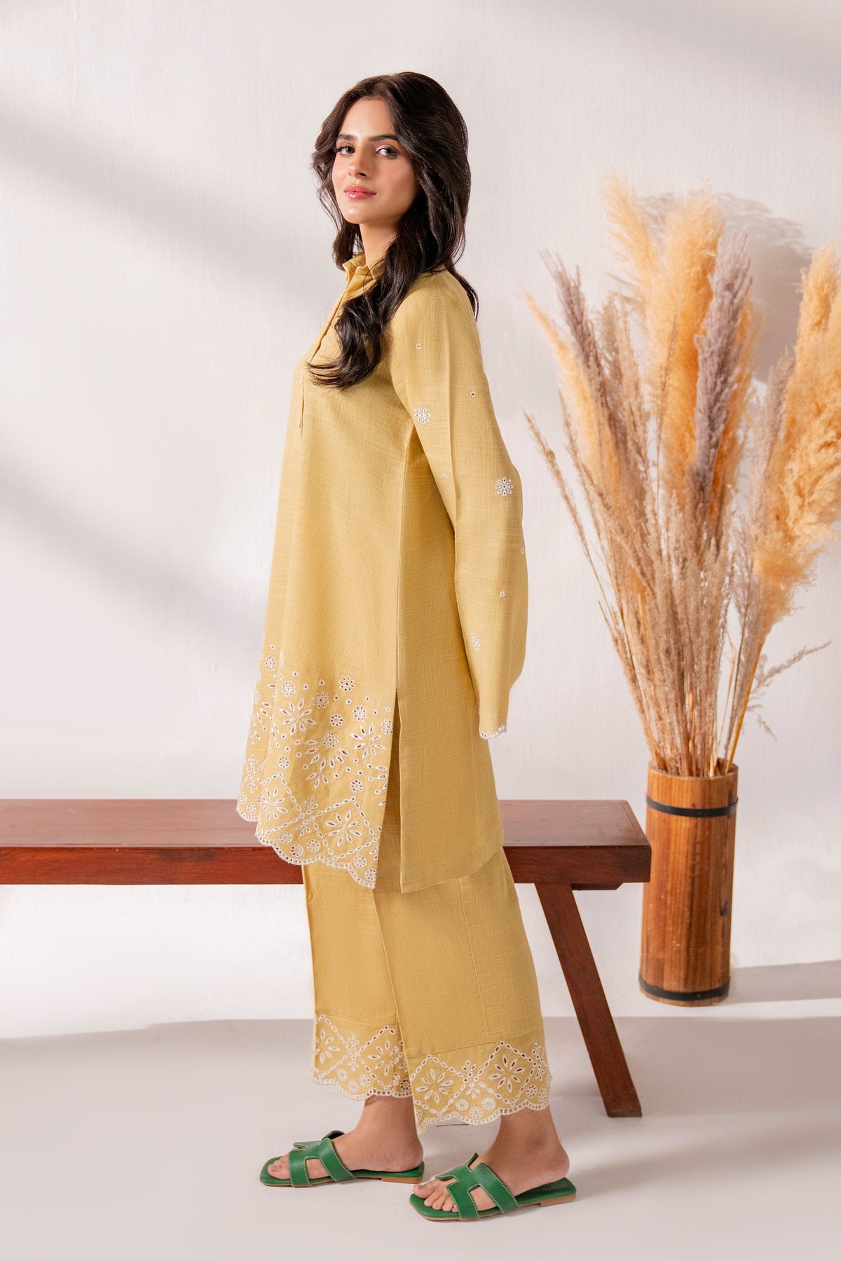 Hana | Khaddar Edit |  Denize by Hana - Designer Dress - Type: Ladies Clothes - Available at Libayah - 100% Original