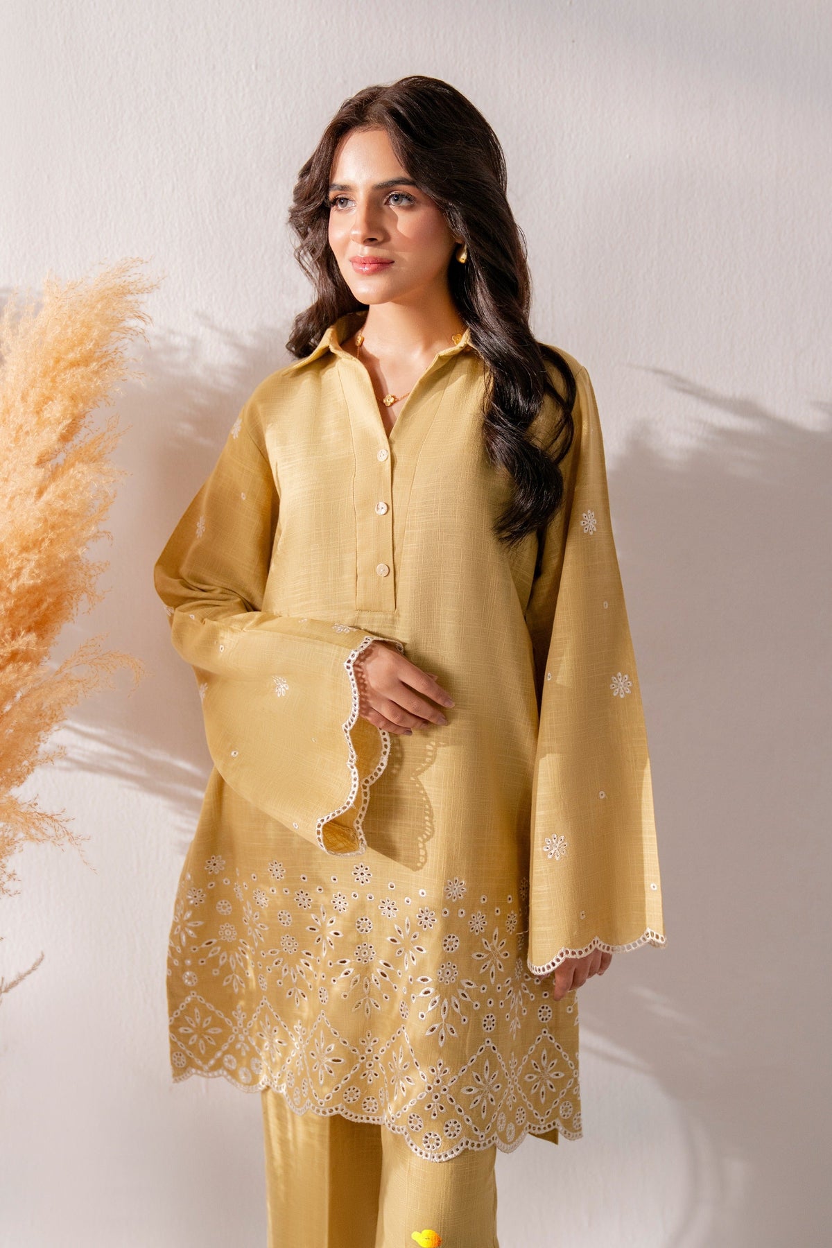 Hana | Khaddar Edit |  Denize by Hana - Designer Dress - Type: Ladies Clothes - Available at Libayah - 100% Original