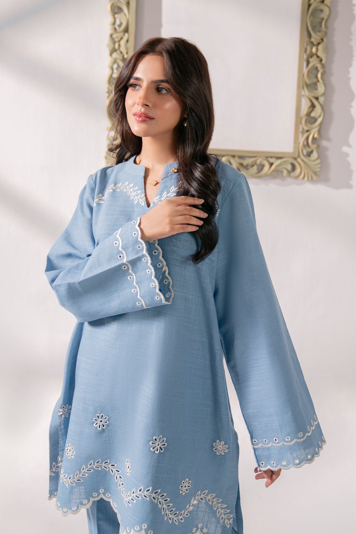 Hana | Khaddar Edit |   Efsun by Hana - Designer Dress - Type: Ladies Clothes - Available at Libayah - 100% Original