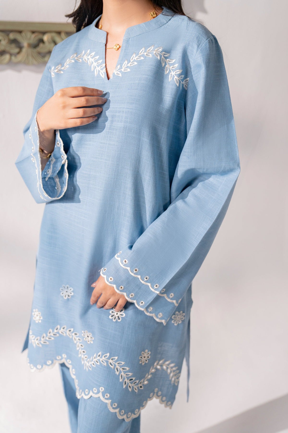 Hana | Khaddar Edit |   Efsun by Hana - Designer Dress - Type: Ladies Clothes - Available at Libayah - 100% Original