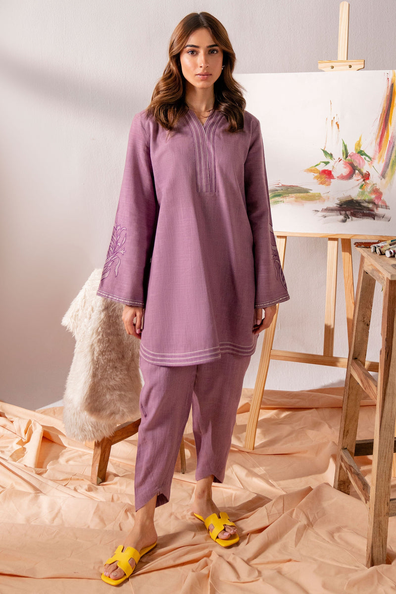 Hana | Khaddar Edit |  Kumsal by Hana - Designer Dress - Type: Ladies Clothes - Available at Libayah - 100% Original