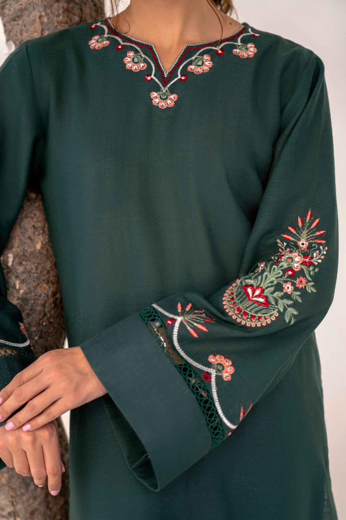 Hana | Khaddar Edit |Aydin by Hana - Designer Dress - Type: Ladies Clothes - Available at Libayah - 100% Original