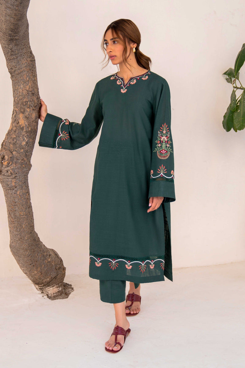 Hana | Khaddar Edit |Aydin by Hana - Designer Dress - Type: Ladies Clothes - Available at Libayah - 100% Original