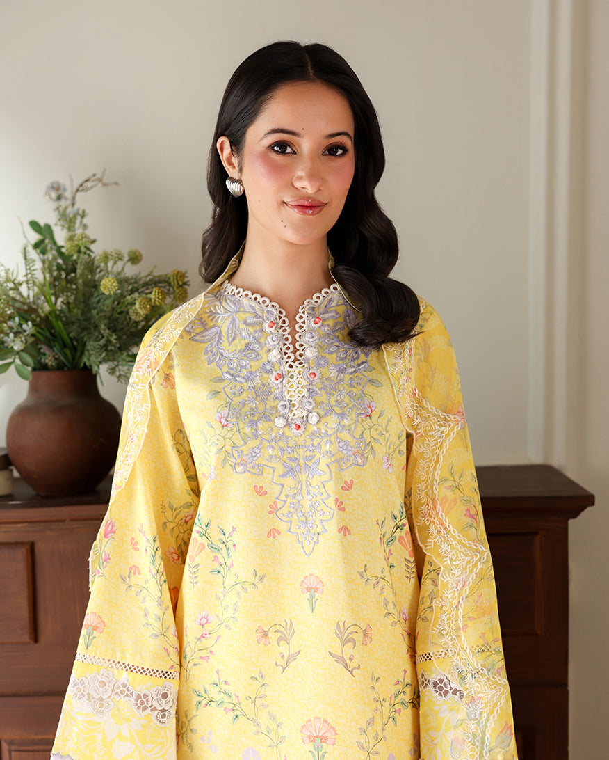 Roheenaz | Sunlit Tales Printed Embroidered Edit | Honey Haze - by Libayah - Registered Vendor of : Roheenaz - 100% Original Designer Dress