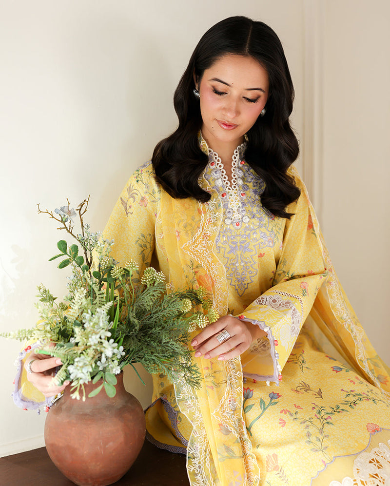 Roheenaz | Sunlit Tales Printed Embroidered Edit | Honey Haze - by Libayah - Registered Vendor of : Roheenaz - 100% Original Designer Dress