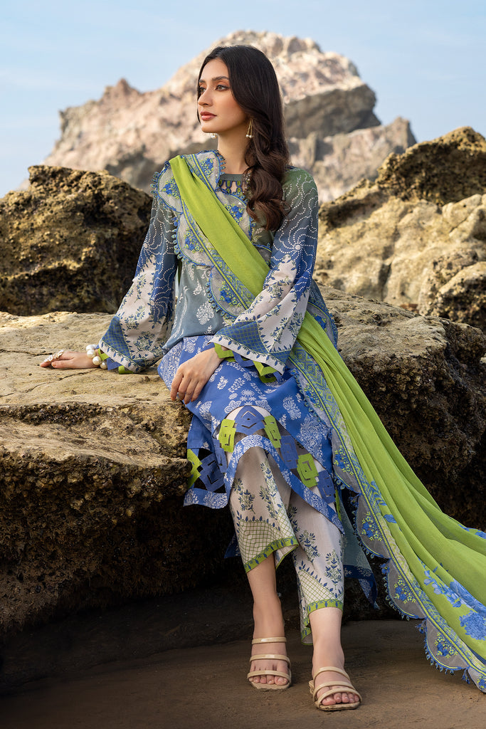 Charizma | Print Melody Vol 3 | PM4-22 by Charizma - Designer Dress - Type: Ladies Clothes - Available at Libayah - 100% Original