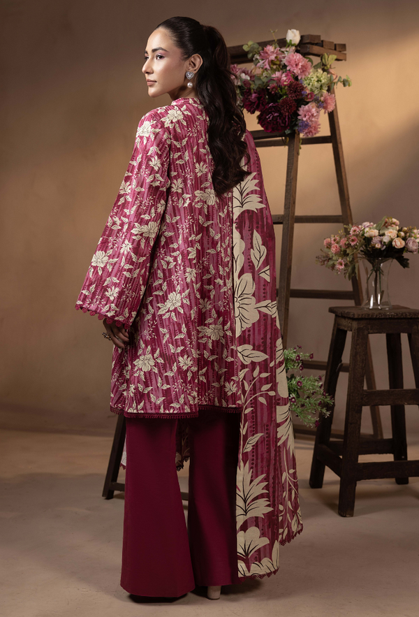 Humdum | Raya Khaddar |  Raya - D01 by Humdum - Designer Dress - Type: Ladies Clothes - Available at Libayah - 100% Original