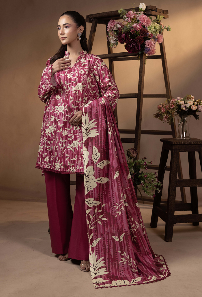 Humdum | Raya Khaddar |  Raya - D01 by Humdum - Designer Dress - Type: Ladies Clothes - Available at Libayah - 100% Original