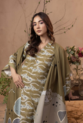 Humdum | Raya Khaddar |  Raya - D08 by Humdum - Designer Dress - Type: Ladies Clothes - Available at Libayah - 100% Original