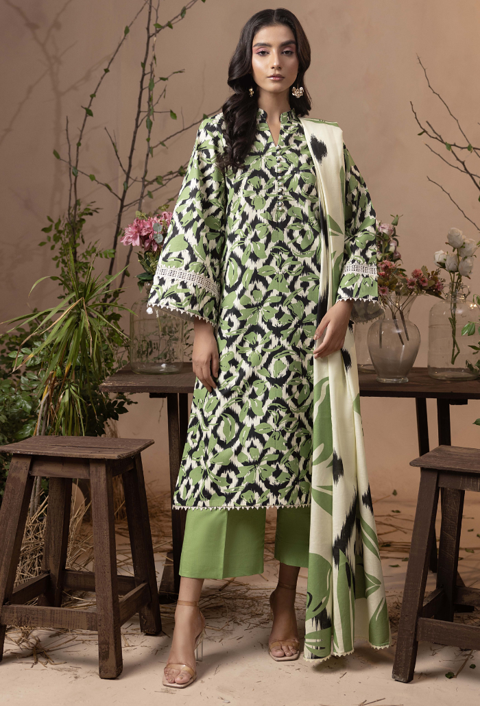 Humdum | Raya Khaddar |  Raya - D11 by Humdum - Designer Dress - Type: Ladies Clothes - Available at Libayah - 100% Original