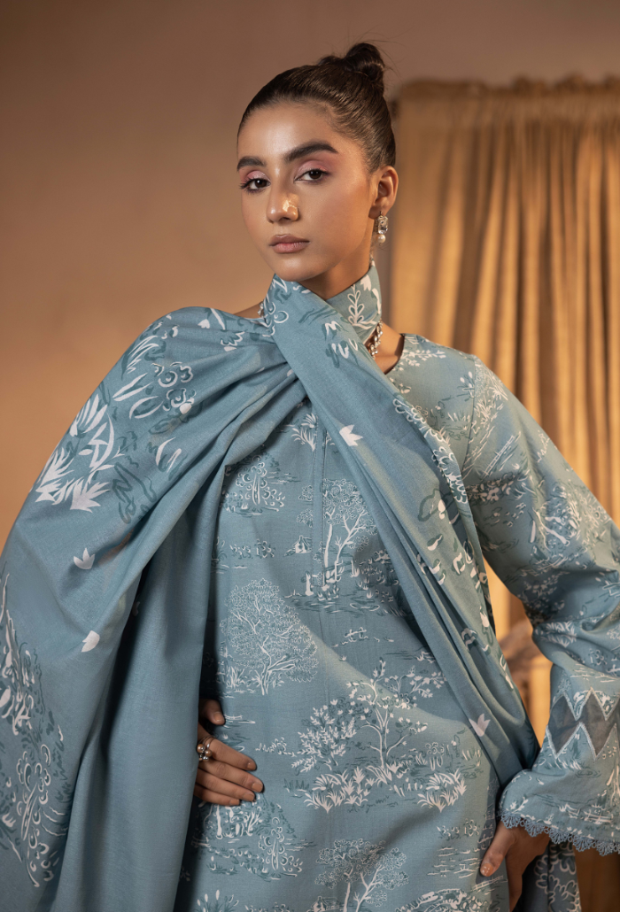 Humdum | Raya Khaddar | Raya - D06 by Humdum - Designer Dress - Type: Ladies Clothes - Available at Libayah - 100% Original