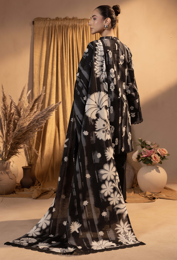 Humdum | Raya Khaddar |  Raya - D03 by Humdum - Designer Dress - Type: Ladies Clothes - Available at Libayah - 100% Original