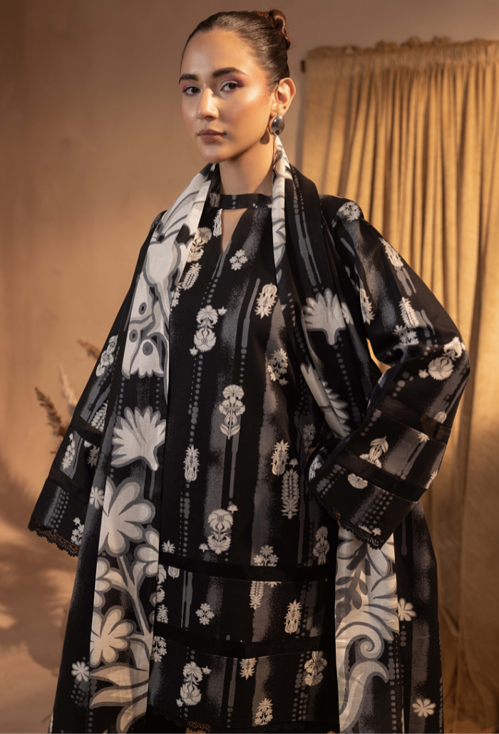 Humdum | Raya Khaddar |  Raya - D03 by Humdum - Designer Dress - Type: Ladies Clothes - Available at Libayah - 100% Original