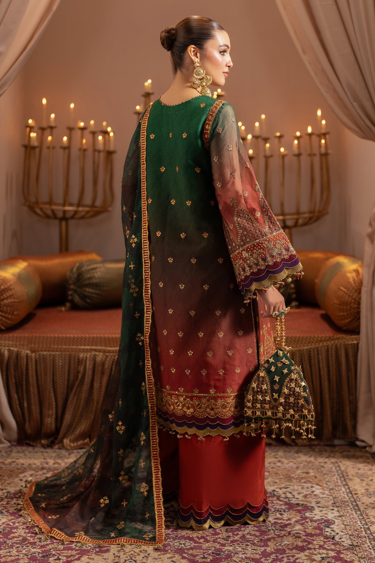 Alizeh | Jhalak Formals | AF-JHLK-02-HUSN by Alizeh - Designer Dress - Type: Ladies Clothes - Available at Libayah - 100% Original