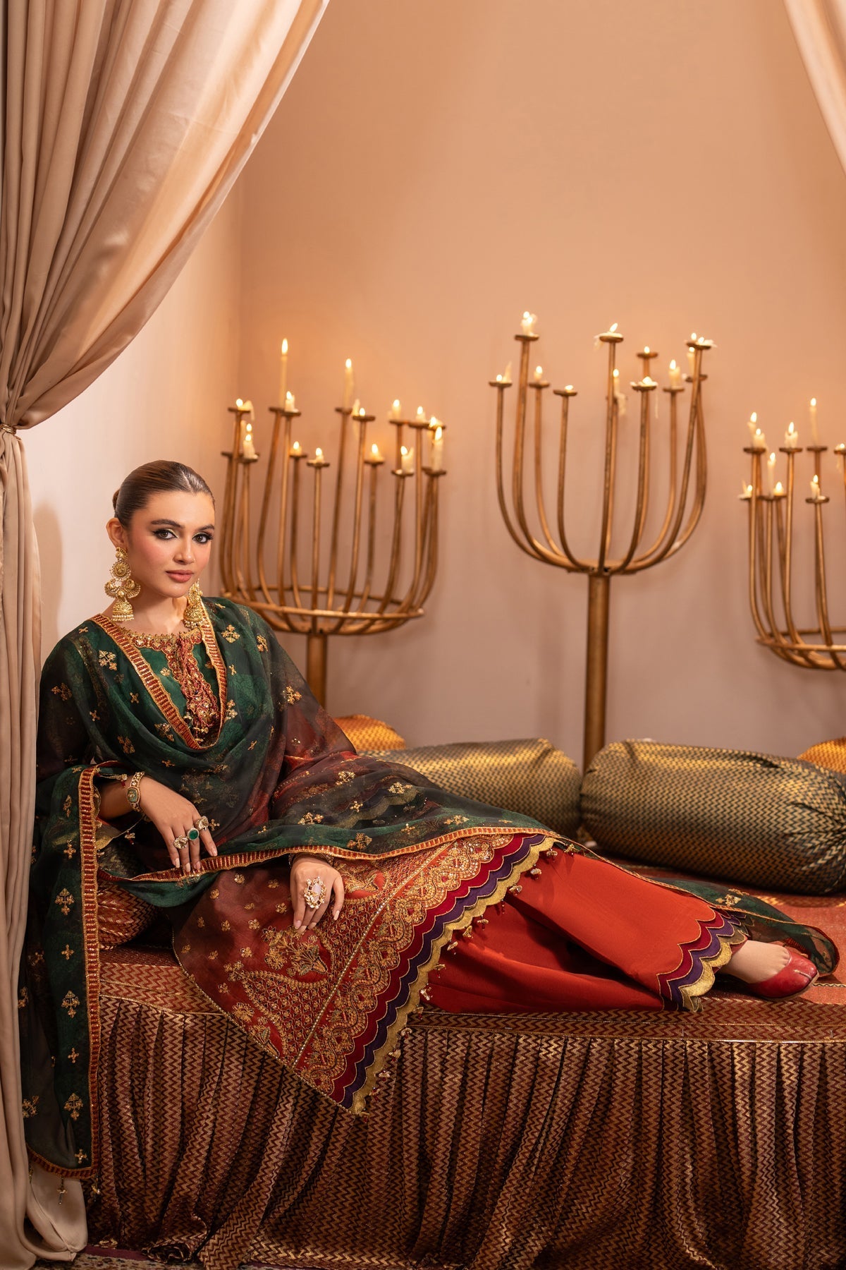 Alizeh | Jhalak Formals | AF-JHLK-02-HUSN by Alizeh - Designer Dress - Type: Ladies Clothes - Available at Libayah - 100% Original