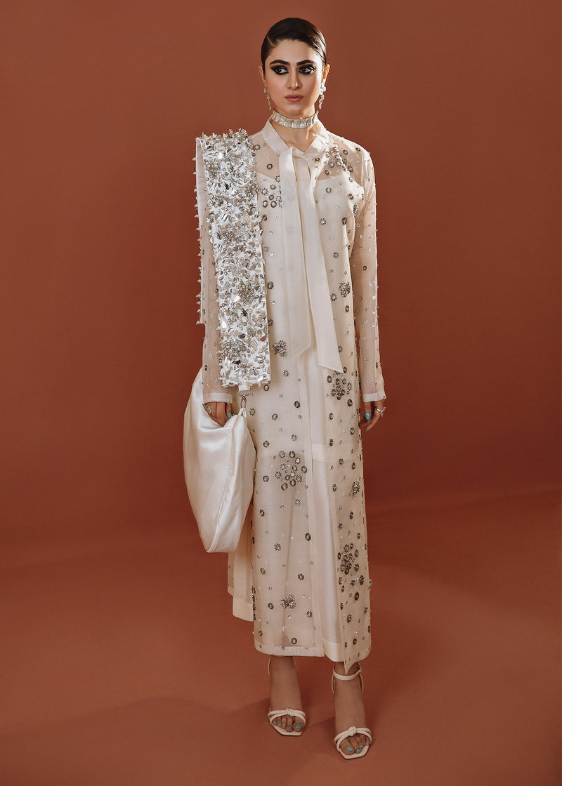 Hussain Rehar | Basic Not Basic |  Snowdrop by Hussain Rehar - Designer Dress - Type: Ladies Clothes - Available at Libayah - 100% Original