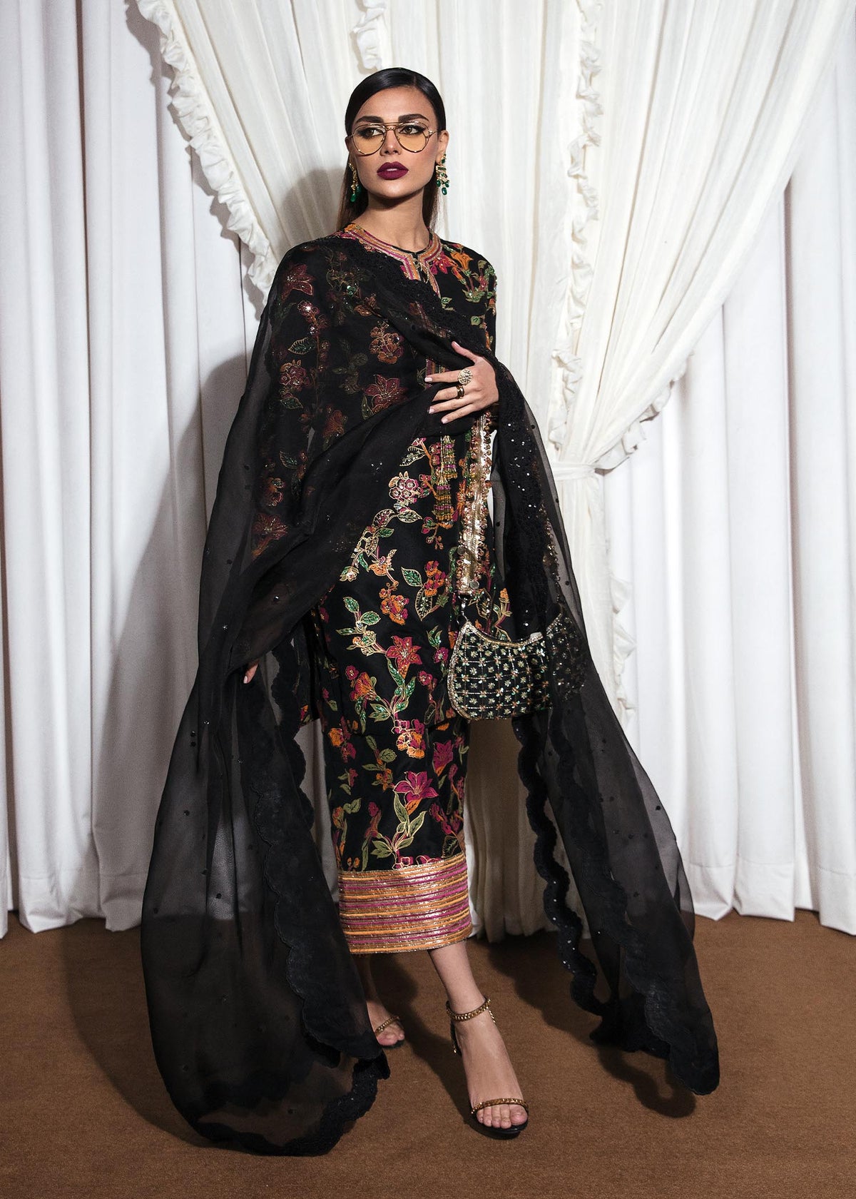 Hussain Rehar | Basic Not Basic |  Inky by Hussain Rehar - Designer Dress - Type: Ladies Clothes - Available at Libayah - 100% Original