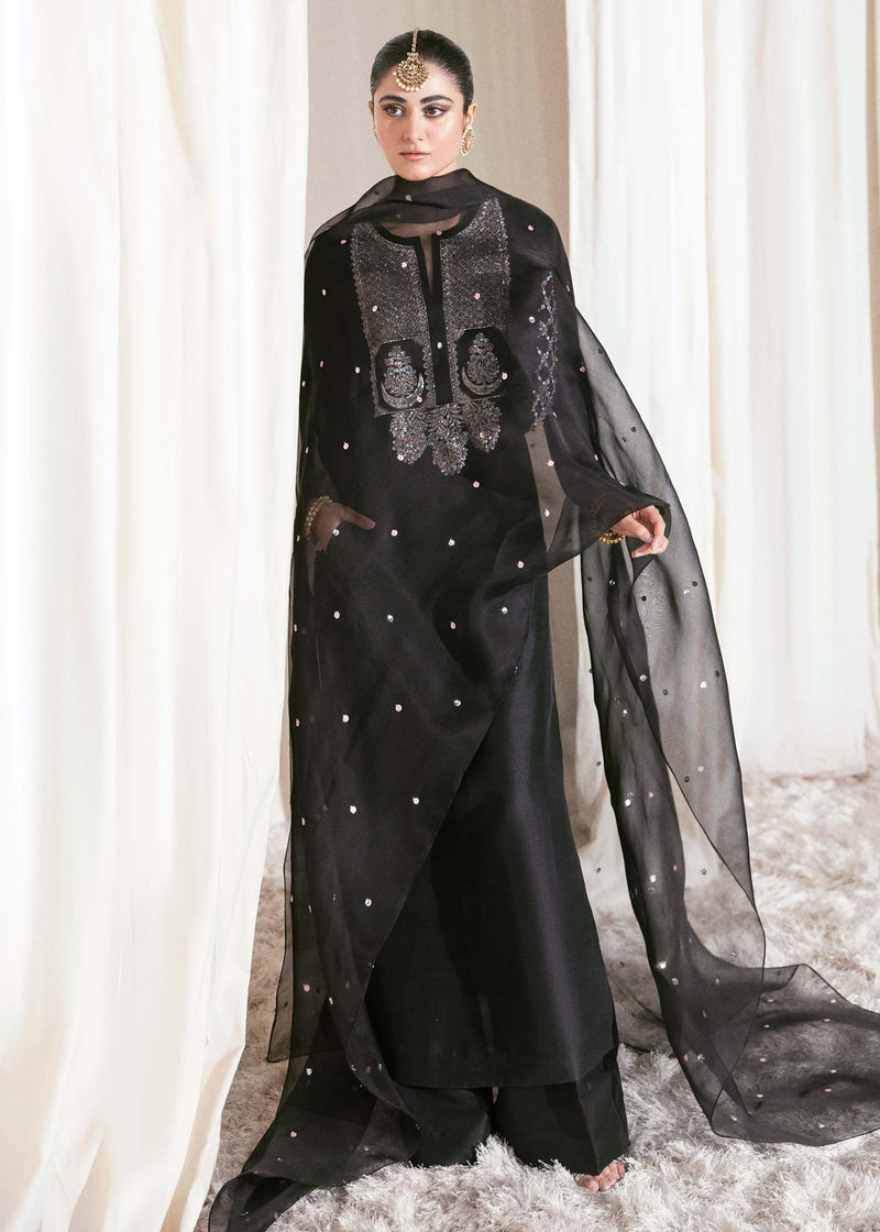 Hussain Rehar | Basic Not Basic |  CORVUS by Hussain Rehar - Designer Dress - Type: Ladies Clothes - Available at Libayah - 100% Original