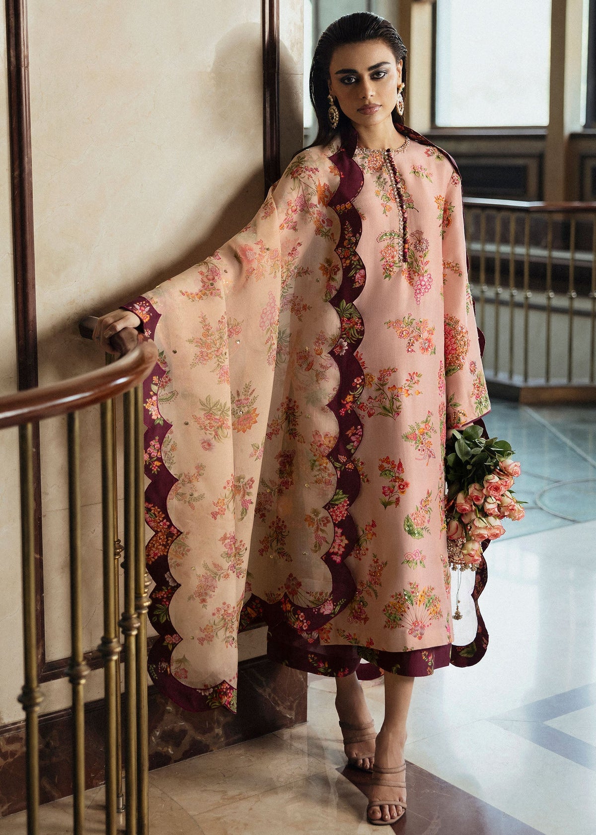 Hussain Rehar | Basic Not Basic |   Damask by Hussain Rehar - Designer Dress - Type: Ladies Clothes - Available at Libayah - 100% Original