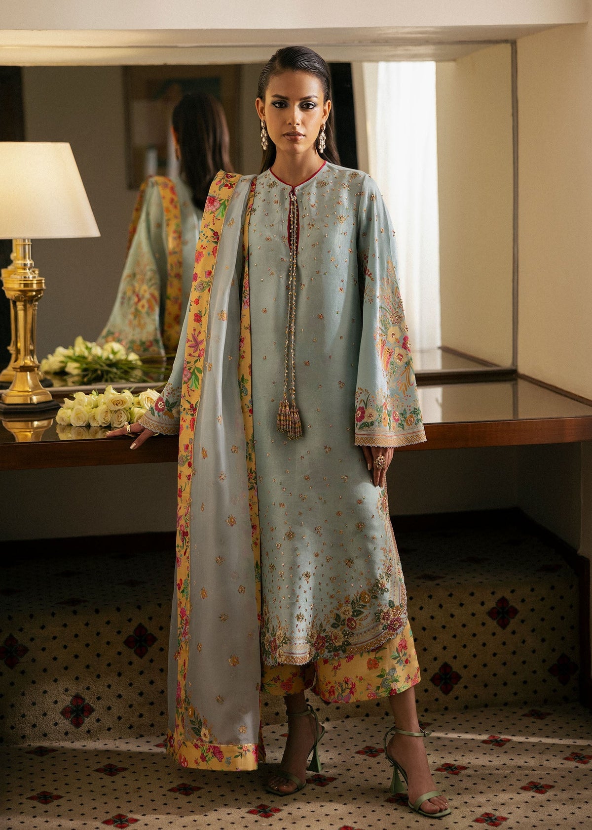 Hussain Rehar | Basic Not Basic |   Maze by Hussain Rehar - Designer Dress - Type: Ladies Clothes - Available at Libayah - 100% Original