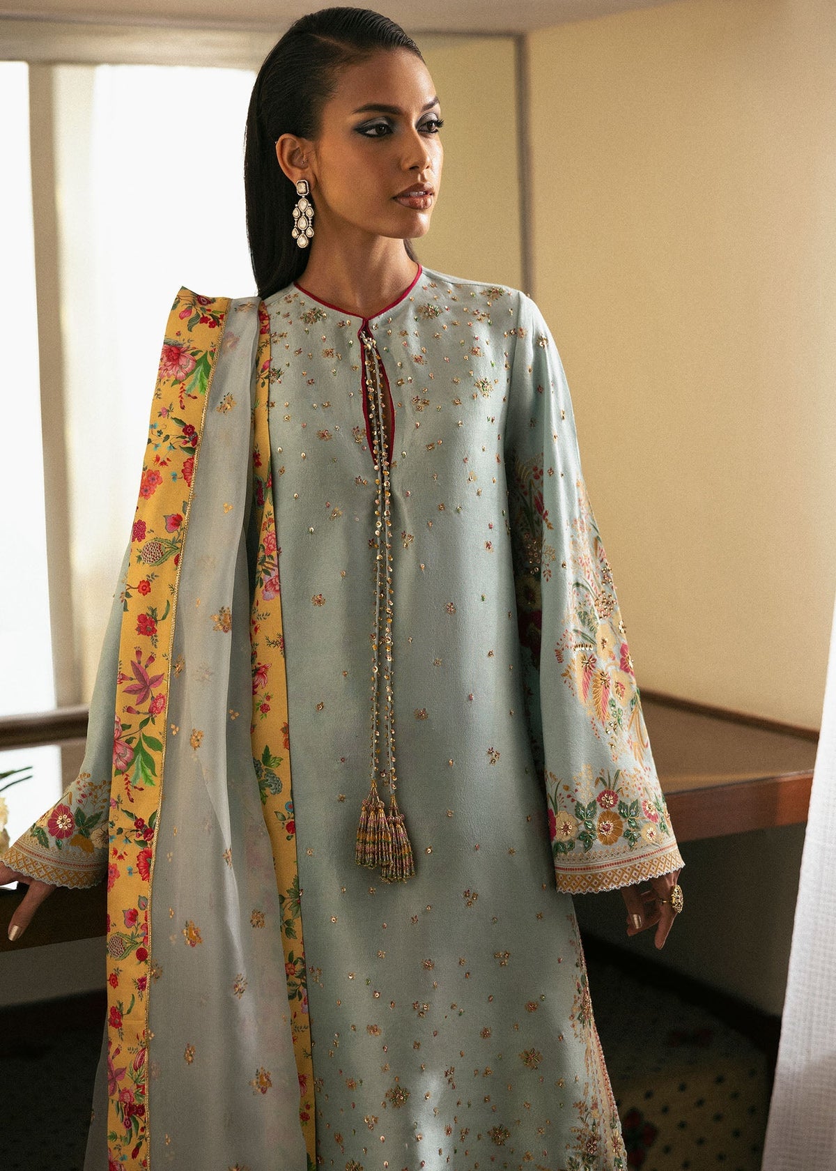 Hussain Rehar | Basic Not Basic |   Maze by Hussain Rehar - Designer Dress - Type: Ladies Clothes - Available at Libayah - 100% Original