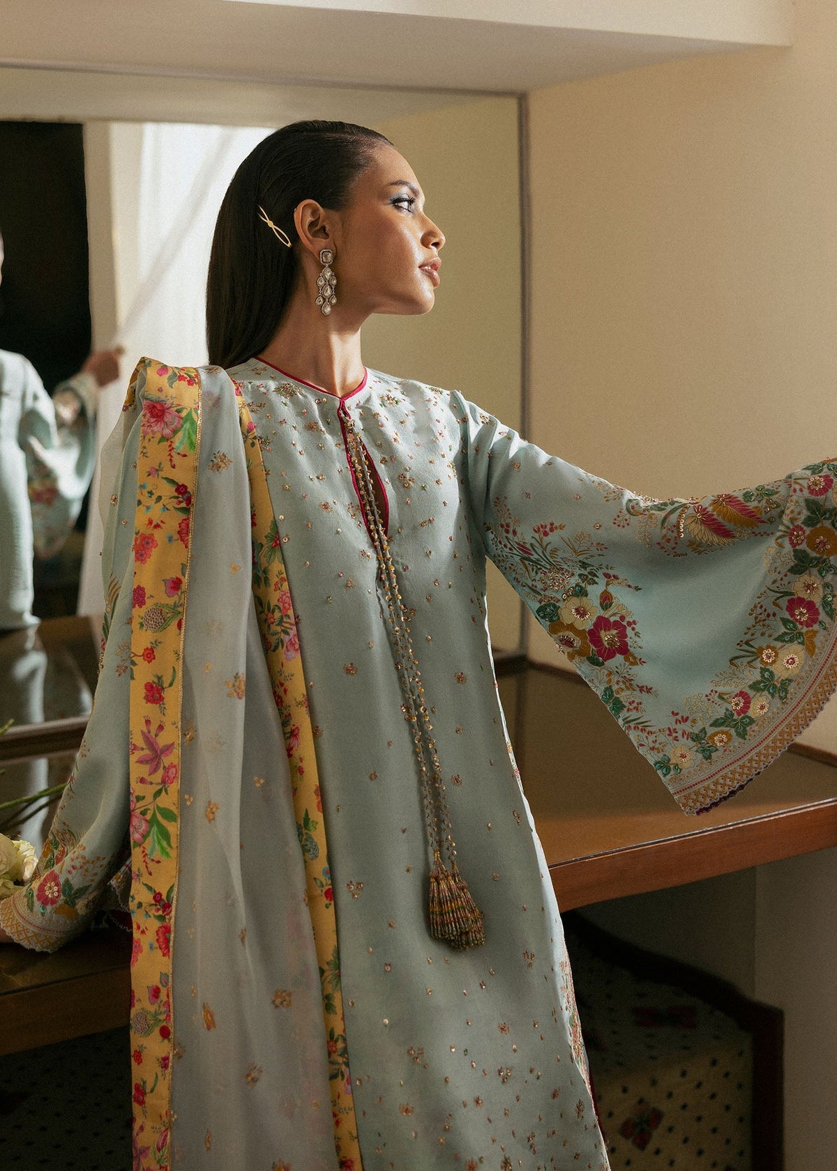 Hussain Rehar | Basic Not Basic |   Maze by Hussain Rehar - Designer Dress - Type: Ladies Clothes - Available at Libayah - 100% Original