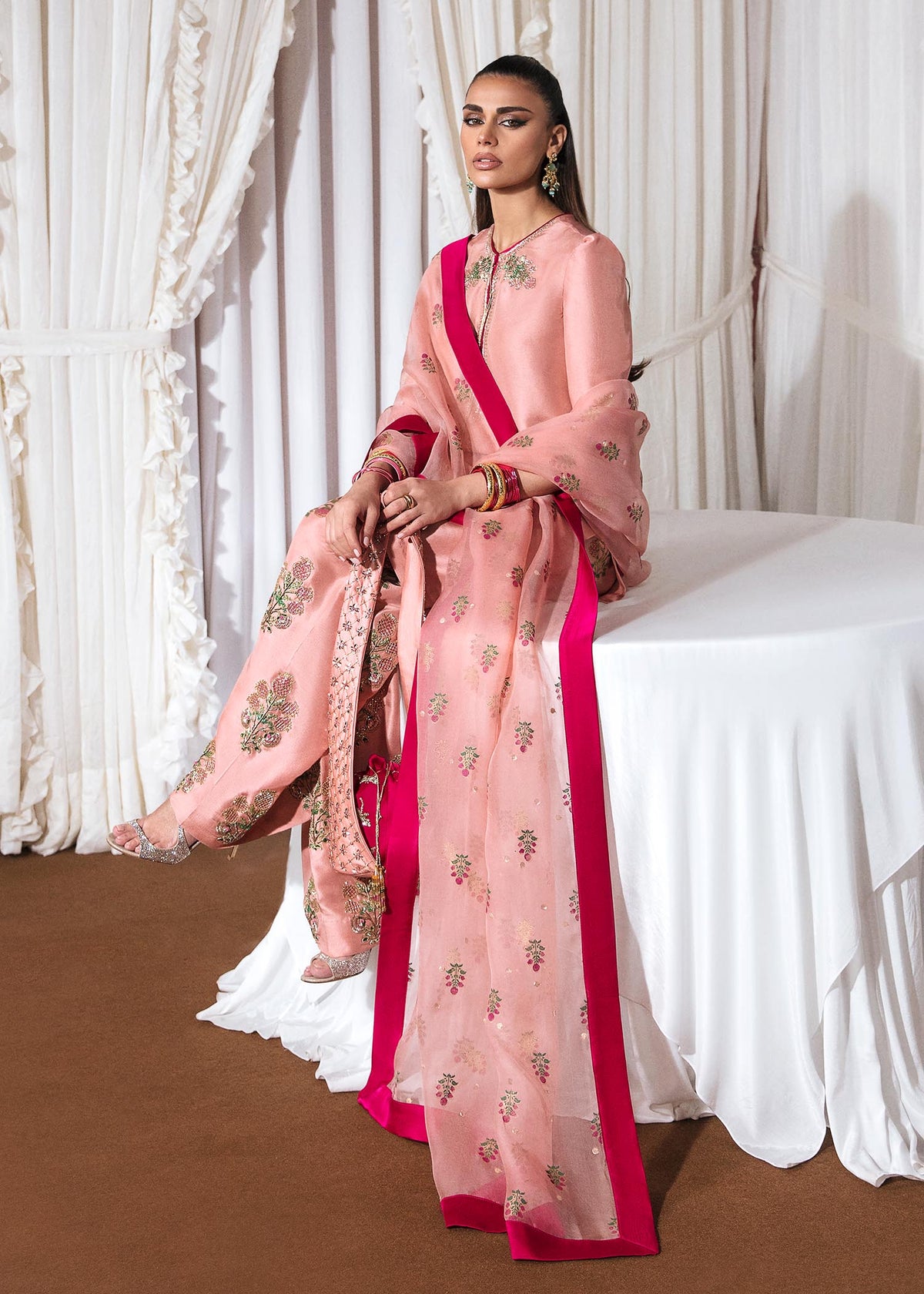 Hussain Rehar | Basic Not Basic |  Incarnat by Hussain Rehar - Designer Dress - Type: Ladies Clothes - Available at Libayah - 100% Original