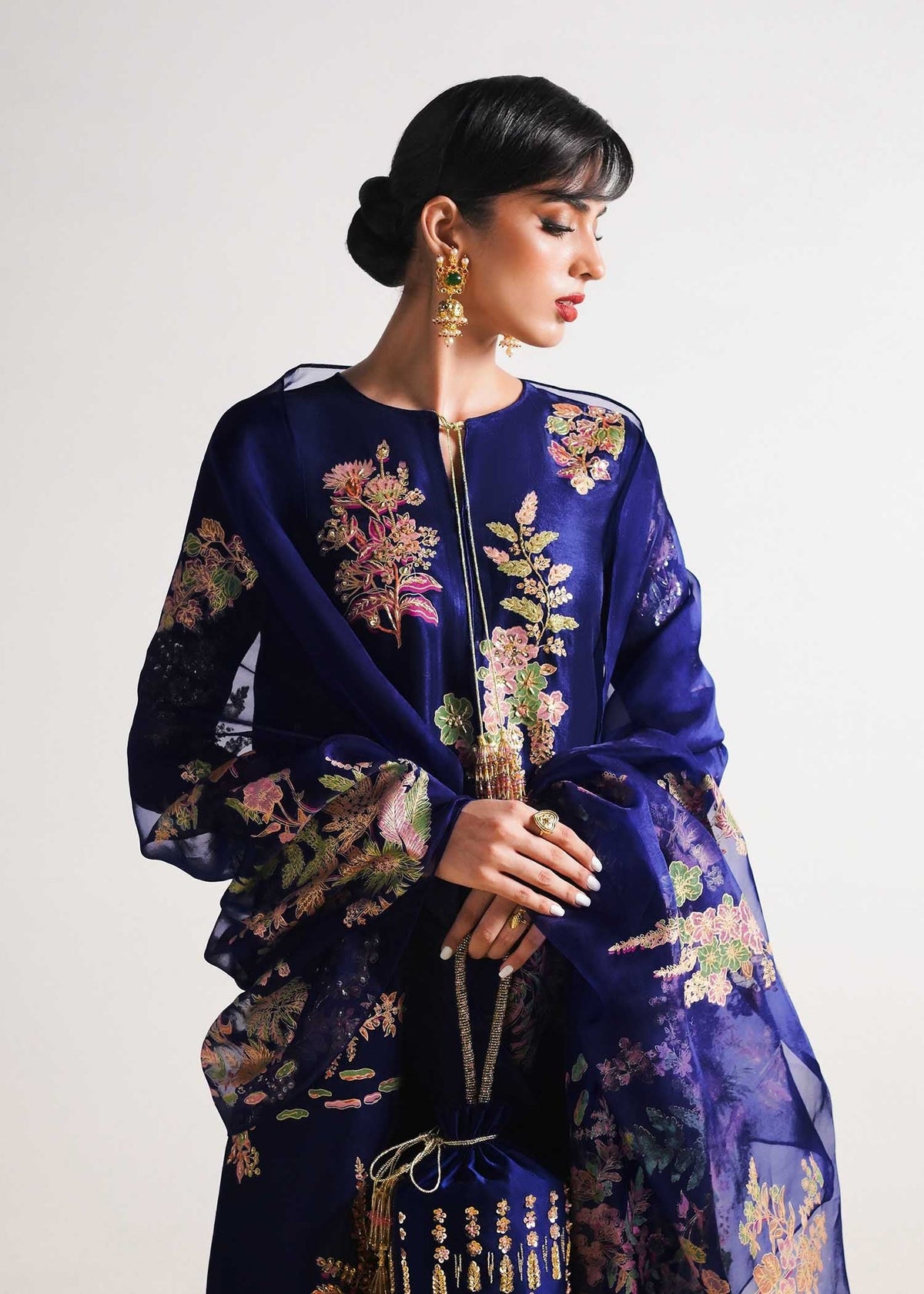 Hussain Rehar | Basic Not Basic |  Marine by Hussain Rehar - Designer Dress - Type: Ladies Clothes - Available at Libayah - 100% Original