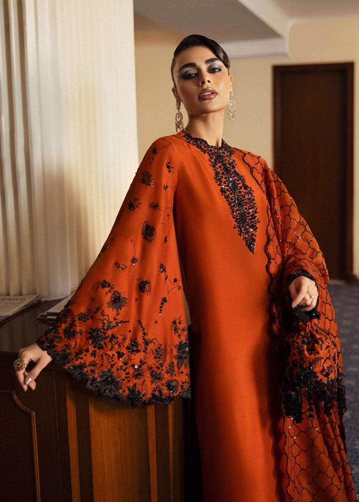 Hussain Rehar | Basic Not Basic |  Sheryl by Hussain Rehar - Designer Dress - Type: Ladies Clothes - Available at Libayah - 100% Original