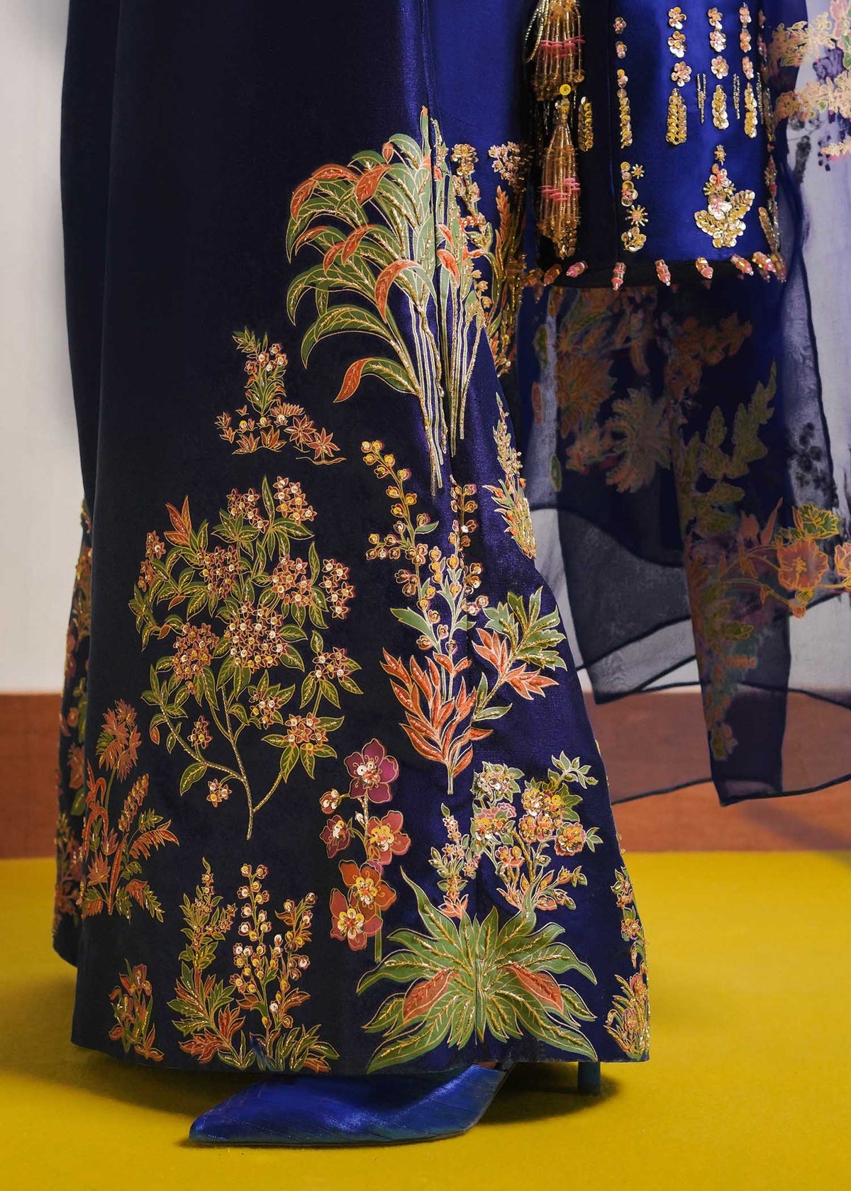 Hussain Rehar | Basic Not Basic |  Marine by Hussain Rehar - Designer Dress - Type: Ladies Clothes - Available at Libayah - 100% Original