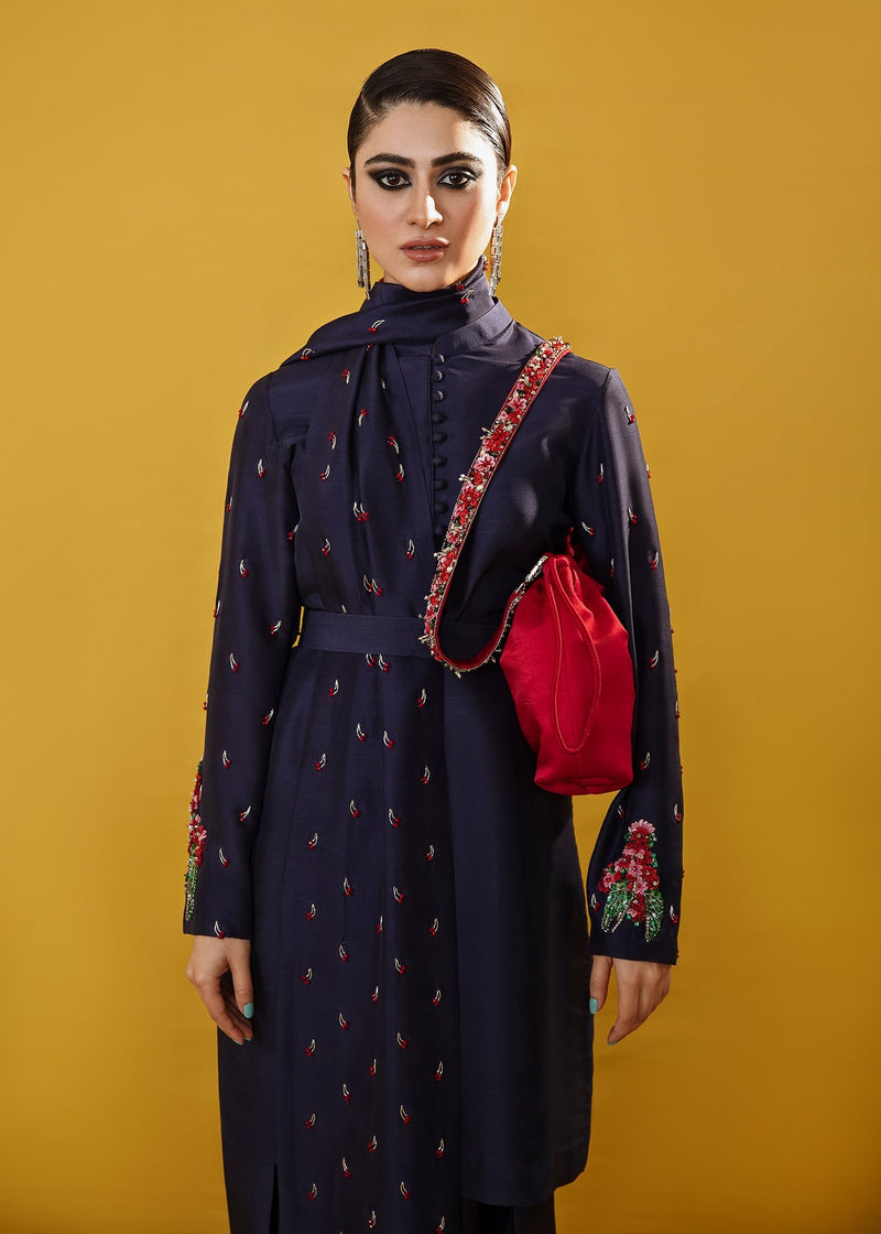 Hussain Rehar | Basic Not Basic |  Zinnia by Hussain Rehar - Designer Dress - Type: Ladies Clothes - Available at Libayah - 100% Original