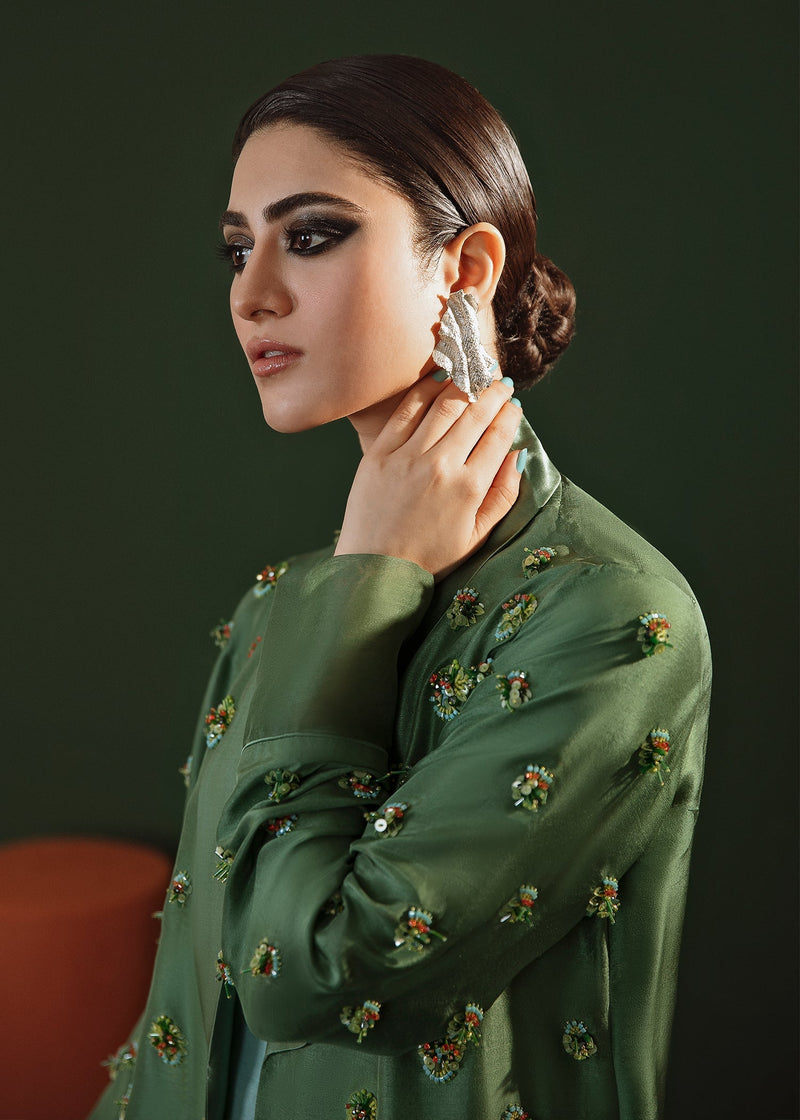 Hussain Rehar | Basic Not Basic |  Wild poppy by Hussain Rehar - Designer Dress - Type: Ladies Clothes - Available at Libayah - 100% Original