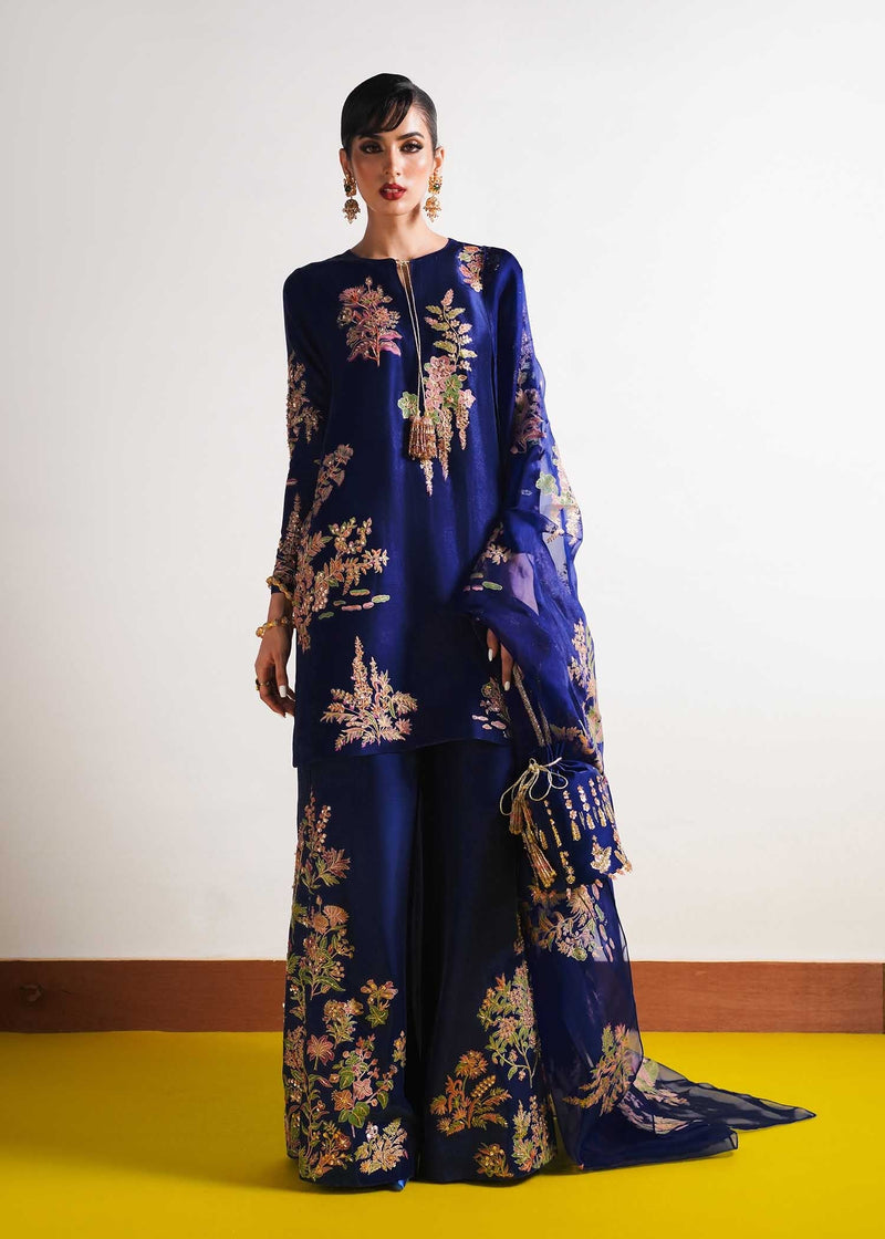 Hussain Rehar | Basic Not Basic |  Marine by Hussain Rehar - Designer Dress - Type: Ladies Clothes - Available at Libayah - 100% Original