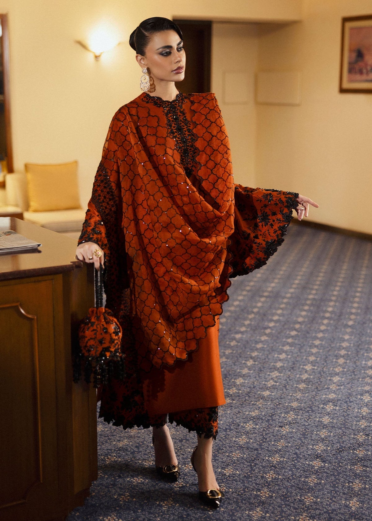 Hussain Rehar | Basic Not Basic |  Sheryl by Hussain Rehar - Designer Dress - Type: Ladies Clothes - Available at Libayah - 100% Original