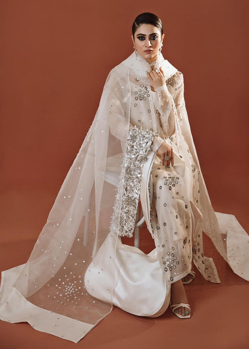 Hussain Rehar | Basic Not Basic |  Snowdrop by Hussain Rehar - Designer Dress - Type: Ladies Clothes - Available at Libayah - 100% Original