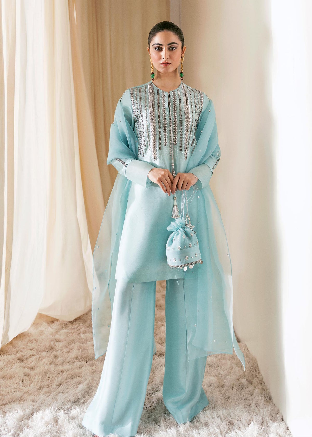 Hussain Rehar | Basic Not Basic |  INDICA by Hussain Rehar - Designer Dress - Type: Ladies Clothes - Available at Libayah - 100% Original