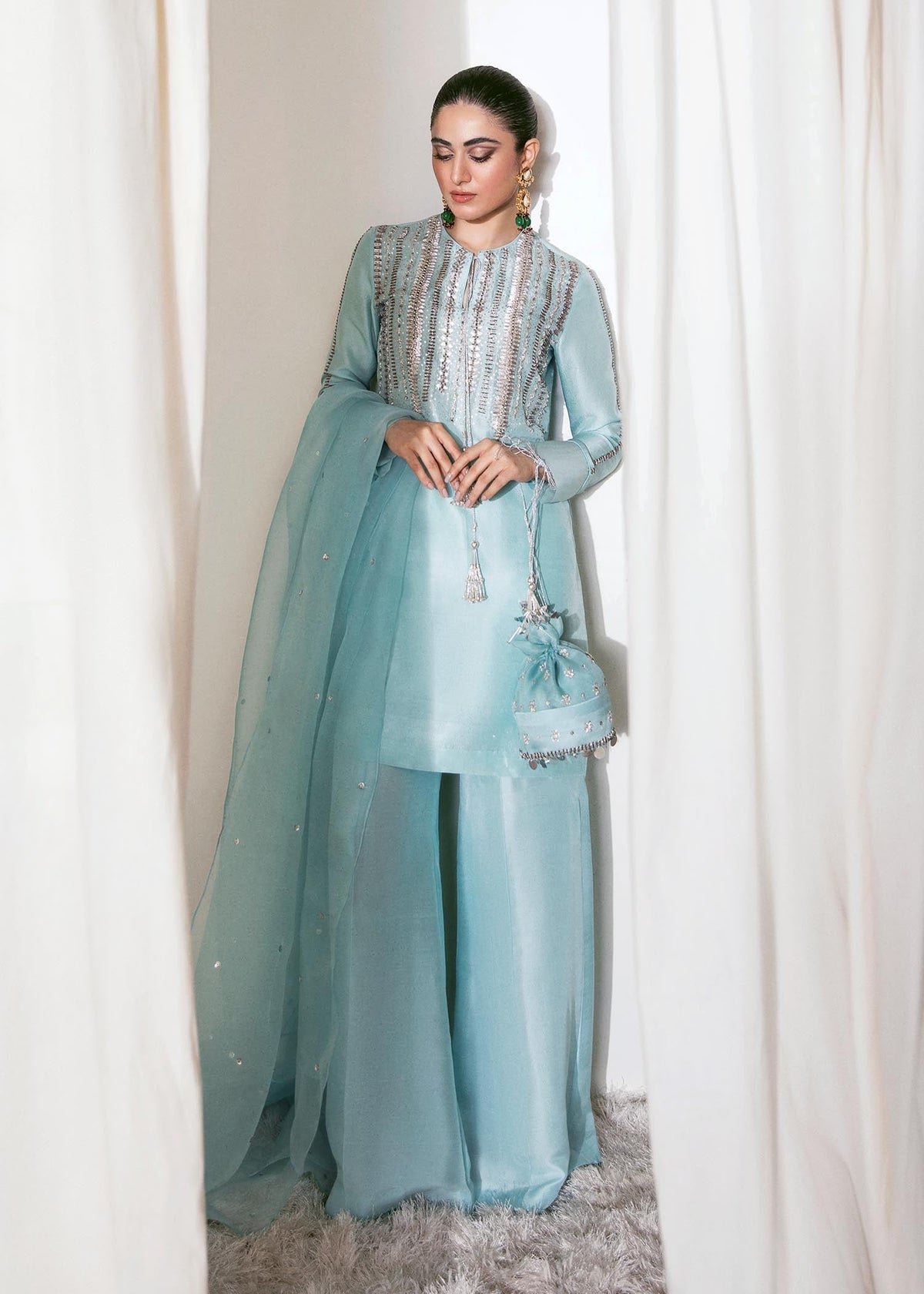 Hussain Rehar | Basic Not Basic |  INDICA by Hussain Rehar - Designer Dress - Type: Ladies Clothes - Available at Libayah - 100% Original