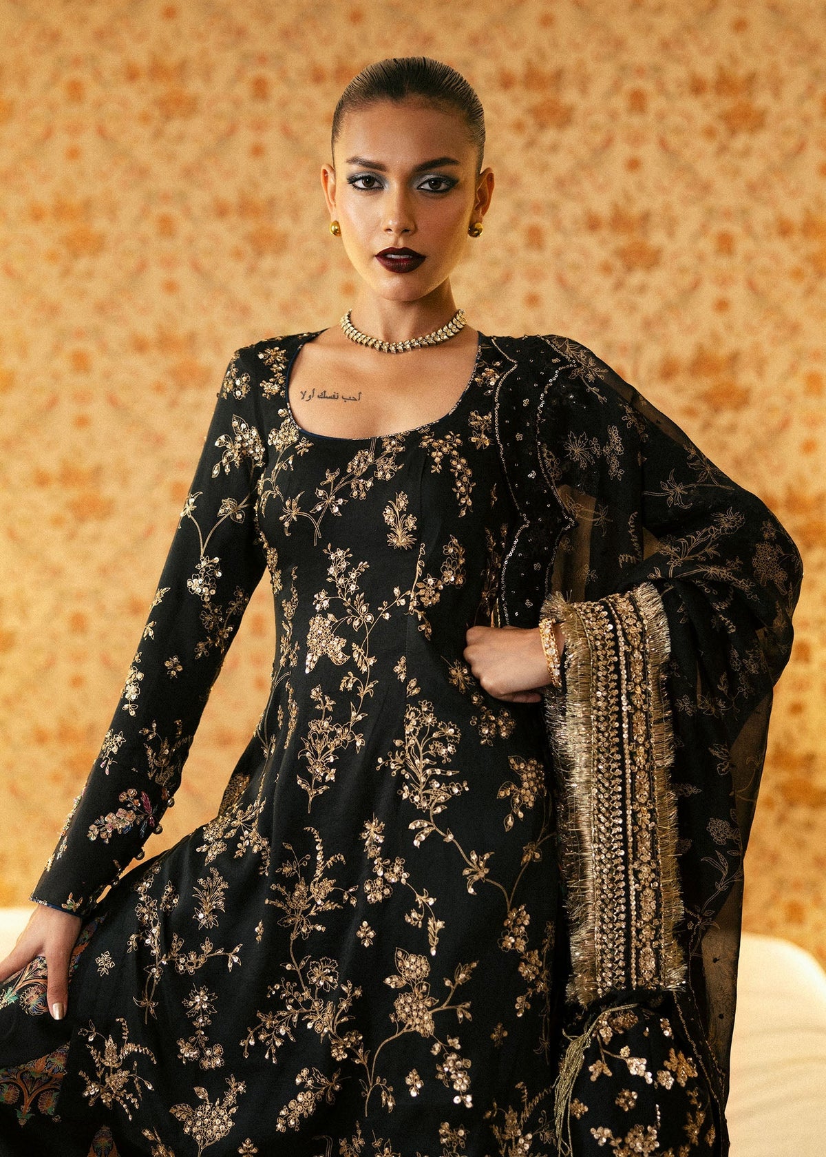 Hussain Rehar | Basic Not Basic |  Auric by Hussain Rehar - Designer Dress - Type: Ladies Clothes - Available at Libayah - 100% Original