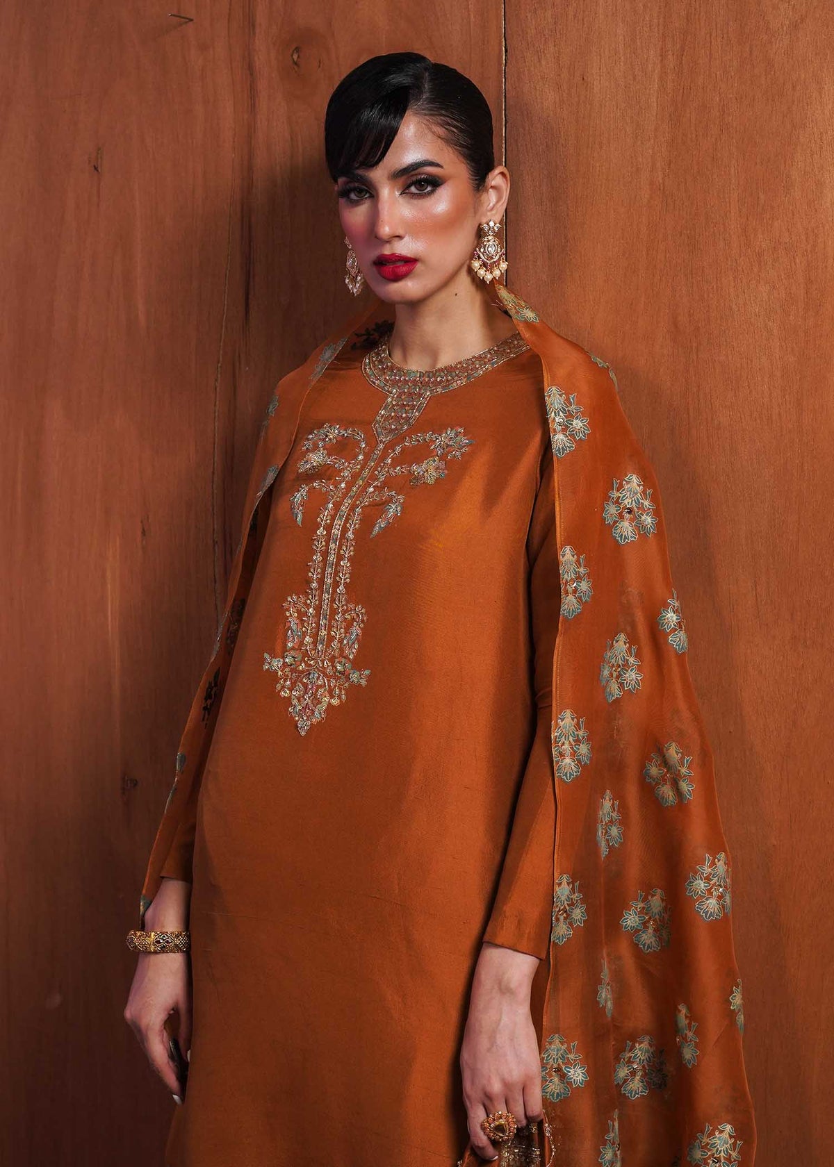 Hussain Rehar | Basic Not Basic |  Gilt by Hussain Rehar - Designer Dress - Type: Ladies Clothes - Available at Libayah - 100% Original