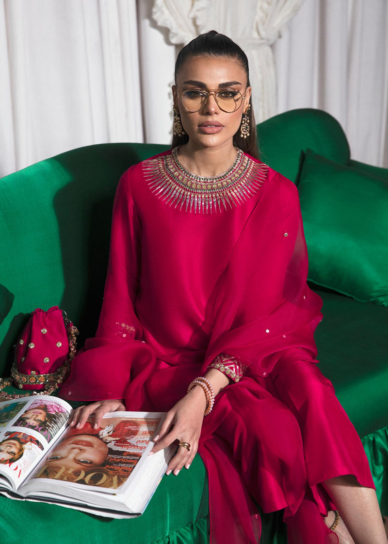 Hussain Rehar | Basic Not Basic | Roseate - BNB by Hussain Rehar - Designer Dress - Type: Ladies Clothes - Available at Libayah - 100% Original