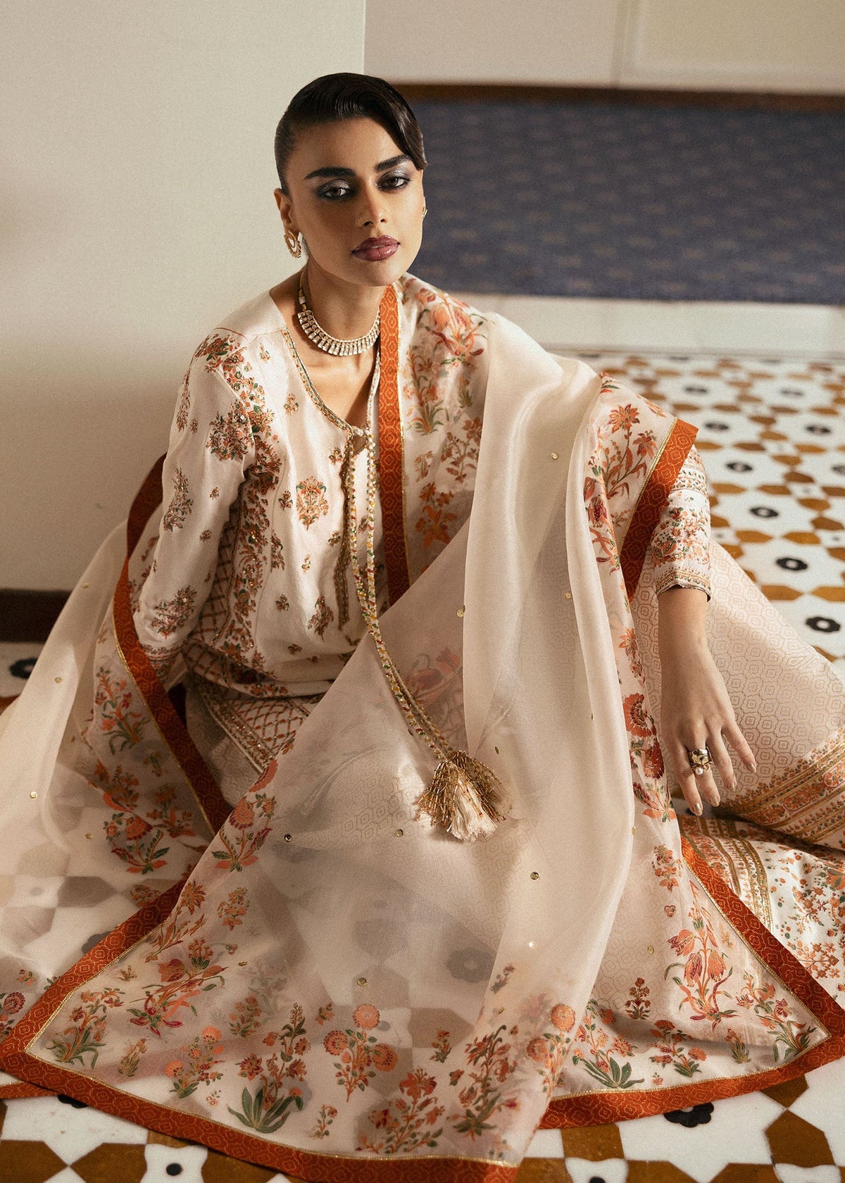 Hussain Rehar | Basic Not Basic |  Livid by Hussain Rehar - Designer Dress - Type: Ladies Clothes - Available at Libayah - 100% Original