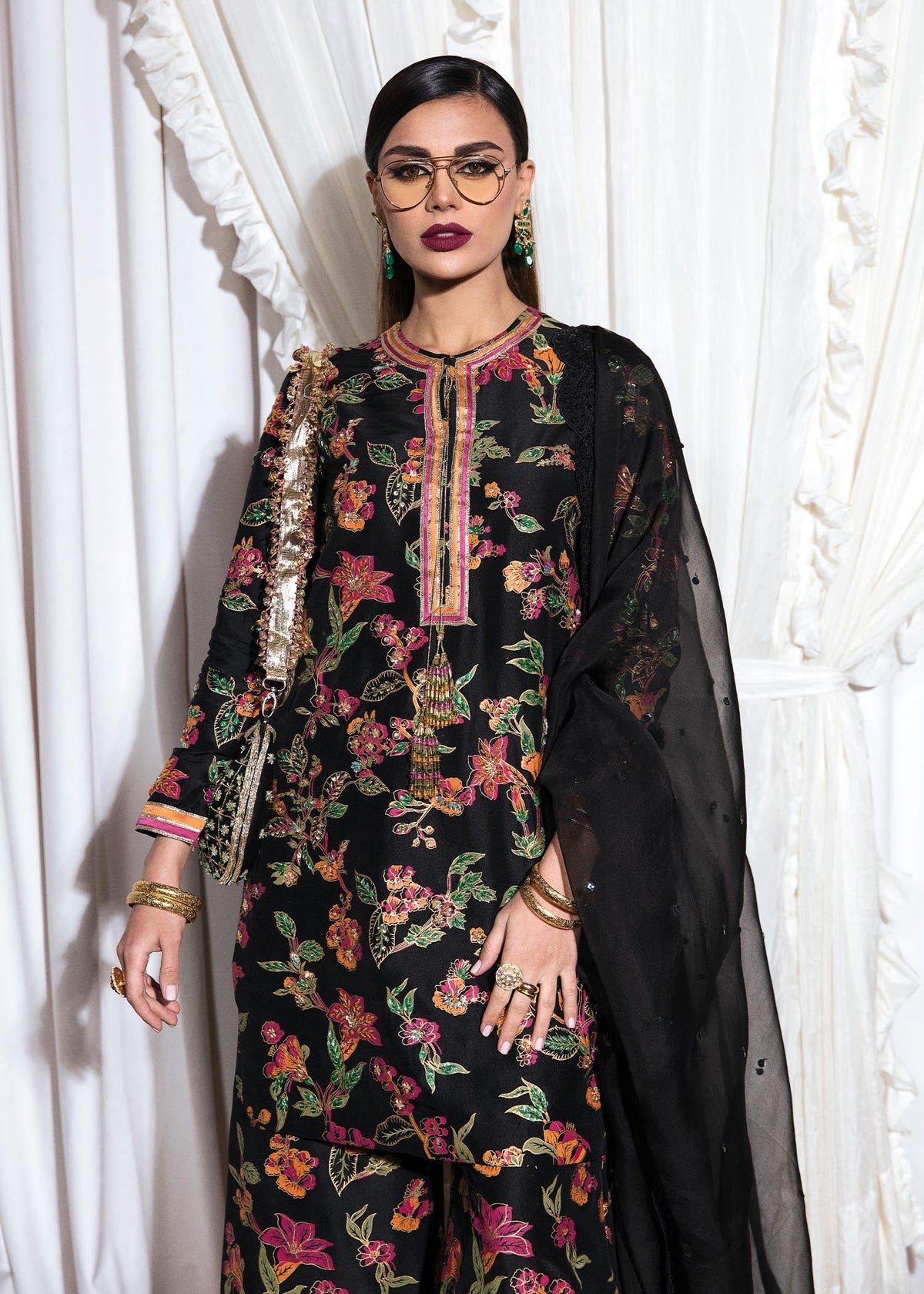 Hussain Rehar | Basic Not Basic |  Inky by Hussain Rehar - Designer Dress - Type: Ladies Clothes - Available at Libayah - 100% Original