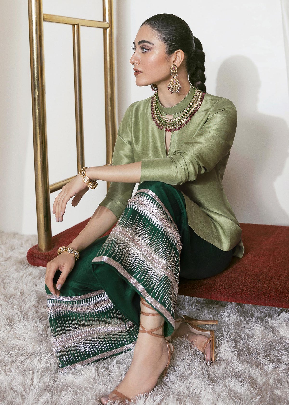 Hussain Rehar | Basic Not Basic |  DAHLIA by Hussain Rehar - Designer Dress - Type: Ladies Clothes - Available at Libayah - 100% Original