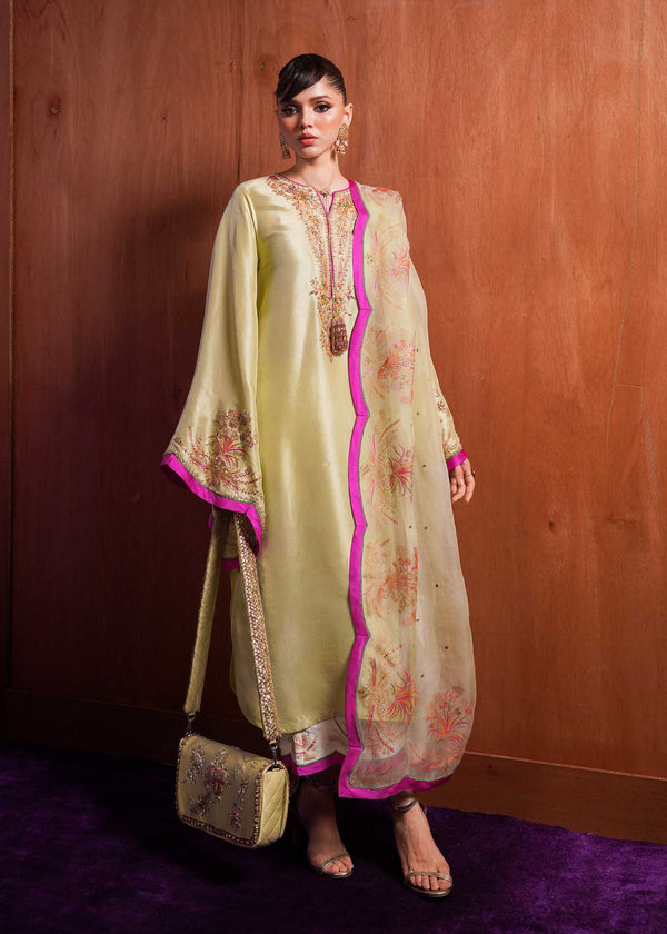 Hussain Rehar | Basic Not Basic |  Meadow by Hussain Rehar - Designer Dress - Type: Ladies Clothes - Available at Libayah - 100% Original